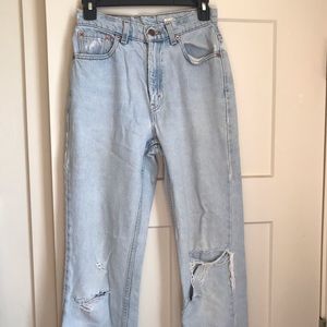 Levi’s vintage high waist mom jeans, 512, USA made